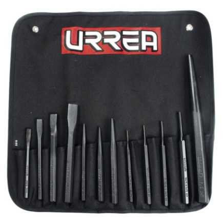 NO.5 Juego de cinceles punzones y botadores 12 piezas Urrea