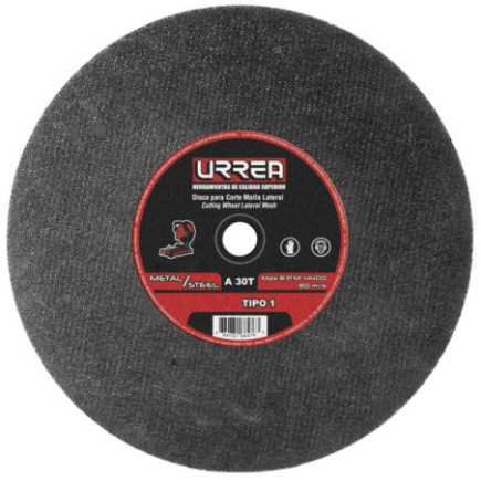 Disco abrasivo tipo 1 para metal 4-1/2" x 1/16" Urrea U761