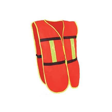 CHALECO D/MALLA NARANJA C/BIES AMARILLO ALTA VISIBILIDAD WEST-ST6600471