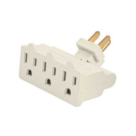 Multicontacto Triple Aterrizado Tipo Bisagra Volteck