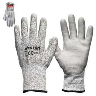 Guante Nylon C/Nitrilo Espumado 13G Negro 8 (Precio X Par - Empaq WEST-ST01812