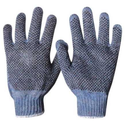 Guante Algodon Multicolor C/Puntos Pvc Unitalla (Precio X Par - E WEST-ST02020