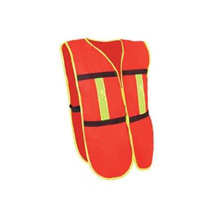 CHALECO D/MALLA NARANJA C/BIES AMARILLO ALTA VISIBILIDAD WEST-ST6600471