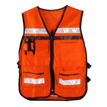CHALECO TIPO SUPERVISOR NARANJA UNITALLA WEST-ST6600500