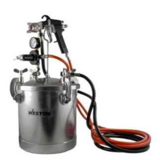 Equipo para Pintar de aplicacion Industrial 10L 70 Psi + manguera