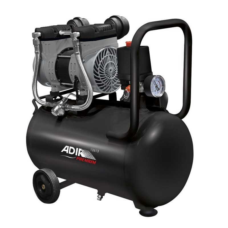 Compresor De Aire Silencioso (Libre De Aceite) 1.5 Hp Tanque 24 L