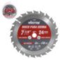 DISCO PARA SIERRA CIRCULAR P/MADERA 7-1/4'' X 5/8'' 24DT WEST-Z25015