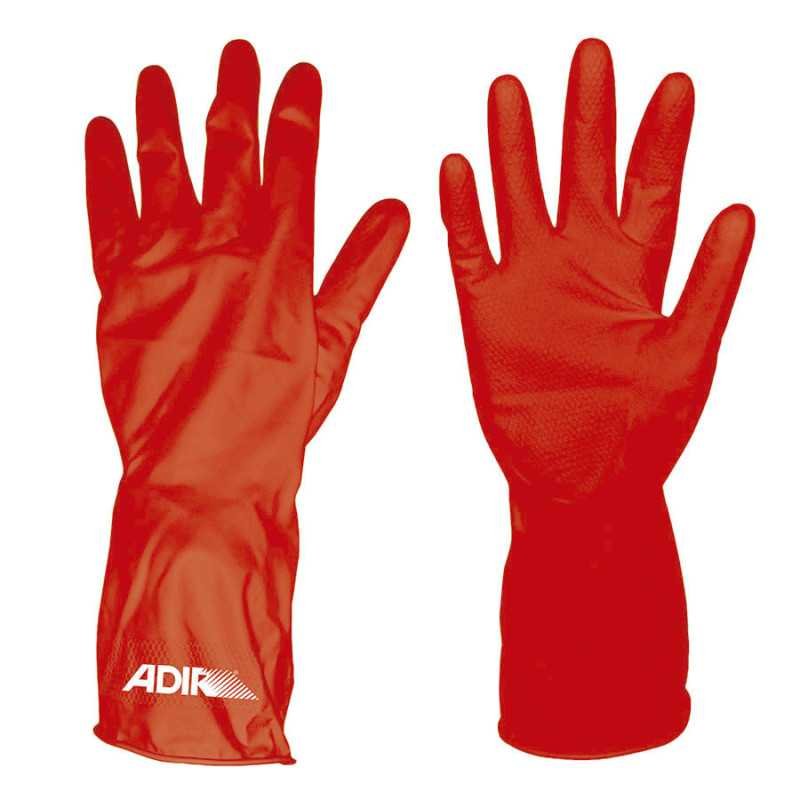 guantes de latex rojos talla grande