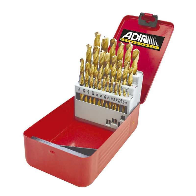 Brocas Alta Velocidad estuche con 29 pzas