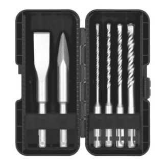 Brocas y cinceles SDS plus set 6 pzs