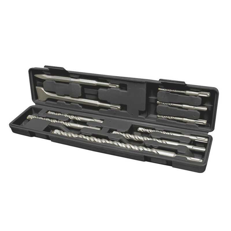 Brocas y cinceles SDS plus set 10 pzs