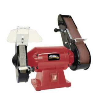 esmeril de banco 6" con lijadora de banda