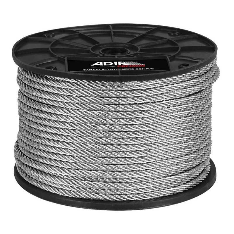 cable de acero galvanizado anticorresivo 7x7 hilos 150m diam 1/8"