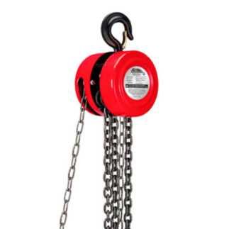 polipasto manual 3 ton (forma redonda) largo de cadena 2.5m