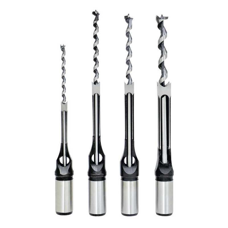 Brocas para agujeros cuadrados set 4 pzas