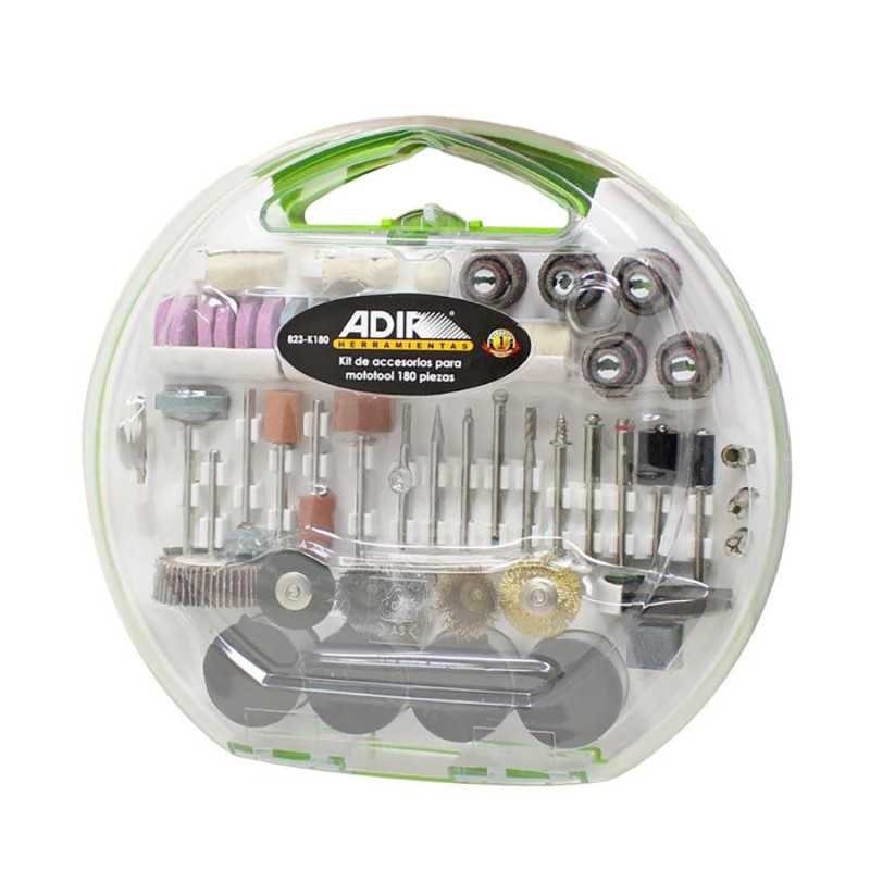 Accesorios para mototool estuche con 180 pzs