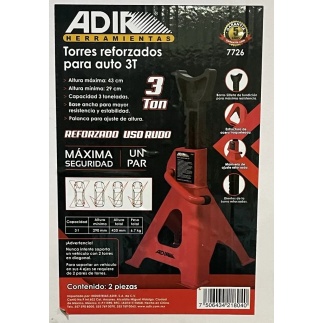 torres reforzadas para auto 3 ton