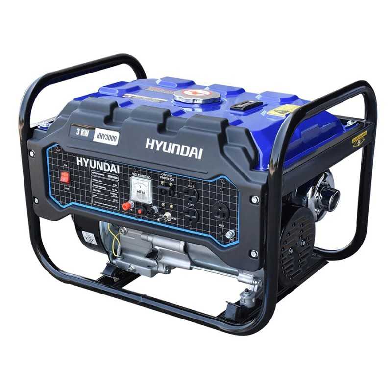 Generador A Gasolina 3,000 W 110-220 V Hyundai HHY3000 HYU-HHY3000 HYUNDAI