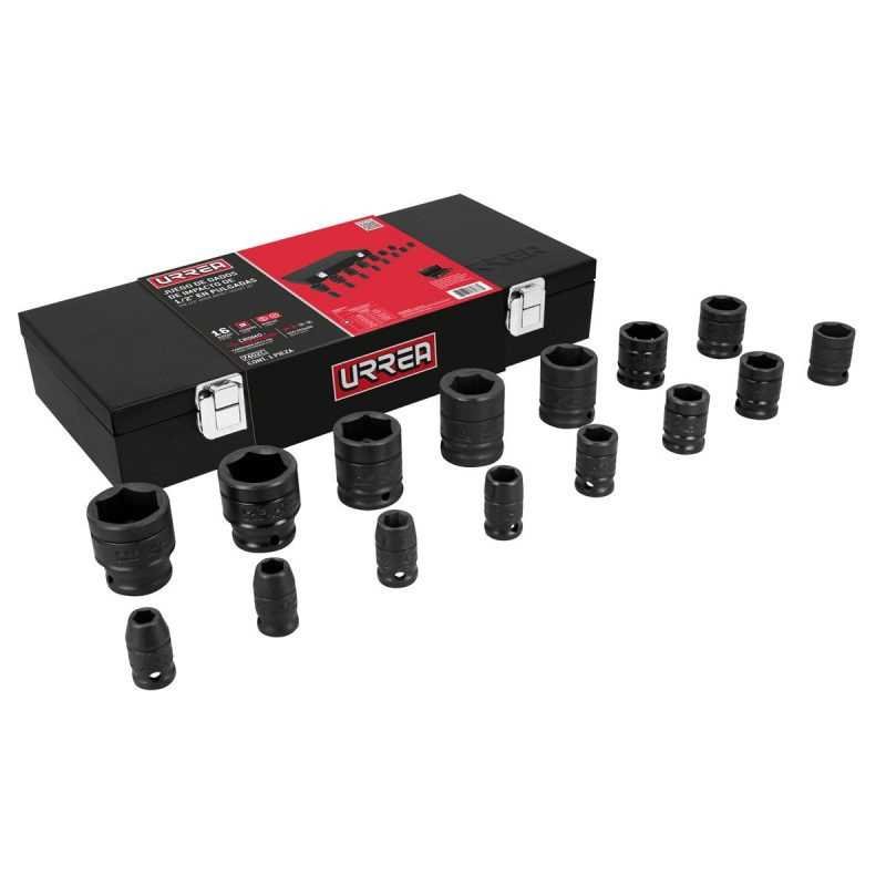 Juego de dados de impacto cuadro de 1/2 7402C  Urrea