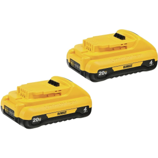Paquete De 2 Baterías Compactas 4Ah 20V Dewalt