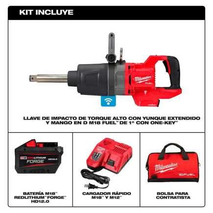 Llave De Impacto De 1" M18 Milwaukee 2869-22HD