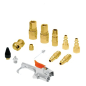 Accesorios para compresor + manguera set 14 pzas
