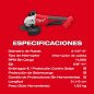 Miniesmeriladora Angular Milwaukee M18 2686-20