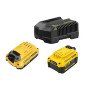 Combo Rotomartillo + Esmeriladora 20 V BL FATMAX + 2 baterías SBDG280D1M1T-B3