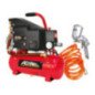 Compresor Direct Drive 10 L 2 Hp 110 V + Pistola + Manguera