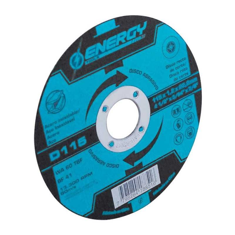 Disco De Corte Acero Inoxidable 4-1/2" X 1 X 7/8