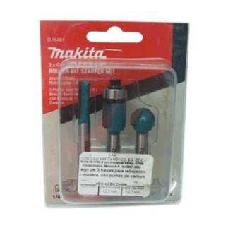 Brocas Para Router 1/2" 1/4" Zanco 3 Piezas