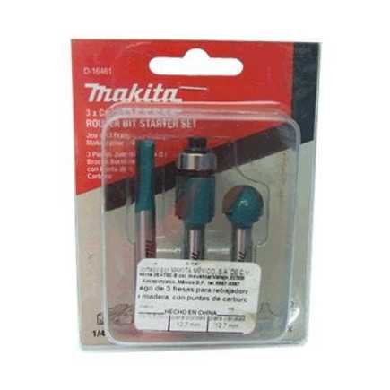 Brocas Para Router 1/2" 1/4" Zanco 3 Piezas