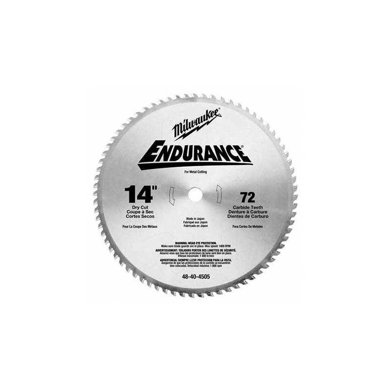 Sierra Circular 14 X 72 Dientes Corte En Seco N.R.