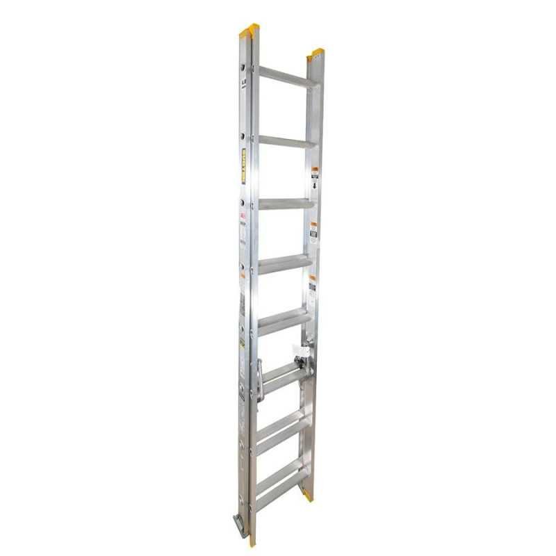 Escalera De Extensión Tipo Iii De Aluminio Con 16 Peldaños