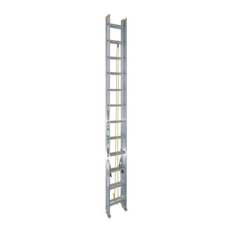Escalera De Extensión Tipo Iii De Aluminio Con 24 Peldaños