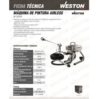 Maquina De Pintura Airless Weston W-70295