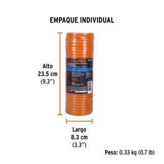 Manguera Tipo Resorte Para Compresor 7.6 M X 1/4 Truper 102522