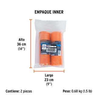 Manguera Tipo Resorte Para Compresor 7.6 M X 1/4 Truper 102522