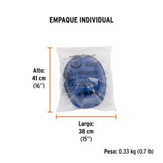 Casco de seguridad, ajuste de intervalos, azul, Pretul