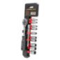 Dados 1/4" pulgadas 5/32"-1/2" + matraca Set 12 pzs