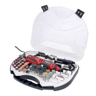 Mototool 140 W + 210 accesorios + estuche ADIR 11571
