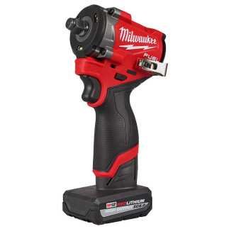 Llave de Impacto Compacta 1/2" 12 V FUEL + 2 baterías + estuche MILWAUKEE 2563-22