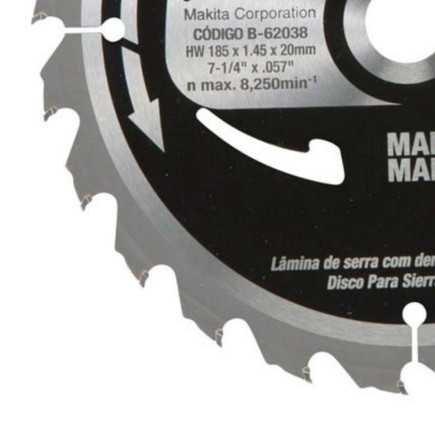 Sierra Circular 7-1/4" X20"X24Th MAKITA B62038