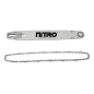 Electrosierra 16" 40 V Bl + 2 Baterías 2 A + Cargador NITRO MSB106