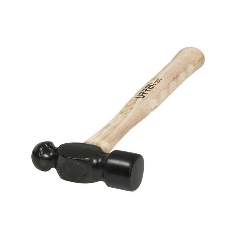Martillo de bola black con mango de madera estriado de 16" 24 oz Urrea 1324E