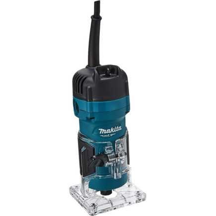 Router 1/4" 530 W 35,000 rpm + guías MAKITA MT M3700B