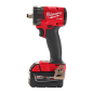 Llave De Impacto Compacta 1/2" 18 V Fuel + 2 Baterías 5 A