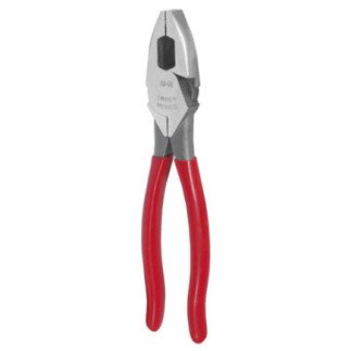 Pinza para electricista con mango rubber grip de 8-1/2" alta palanca Urrea 268GHL