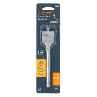 Broca Plana De Manita 1-1/4' Para Madera Truper