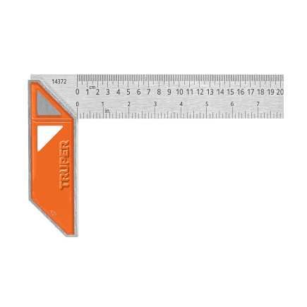 Escuadra 8' para carpintero con mango 100% de aluminio TRUP-14372